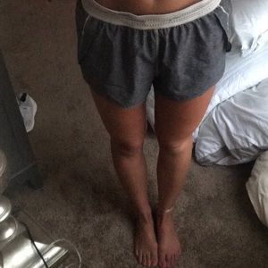 Grey Lululemon shorts